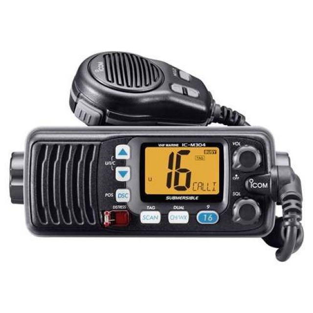 Rádio VHF Marítimo Icom IC-M304 - Preto